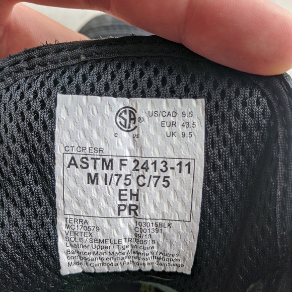 Terra Work Boots size 9.5 - Picture 4 of 7